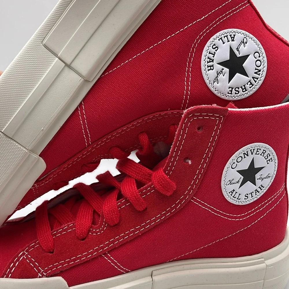 Converse WMNS CTAS CRUISE HI RED/EGRET/BLACK A08284C Platforms Sneakers - Picture 14 of 16